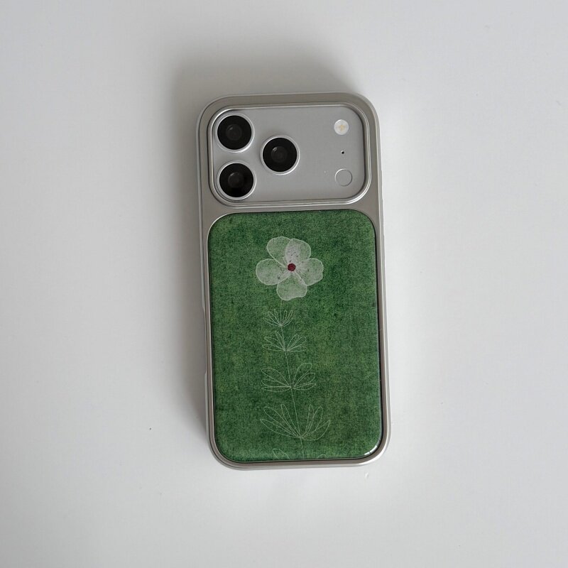 Photography Hobby - เคสโทรศัพท์ลายภาพวาดดอกไม้สีเขียวสไตล์ Ins Spring สำหรับ iPhone 17