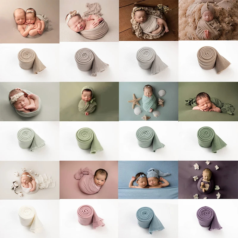 Photography Life - 40/150 ซม.ทารกแรกเกิดการถ่ายภาพ Props ฉากหลังยืดนุ่ม Wraps Bebe