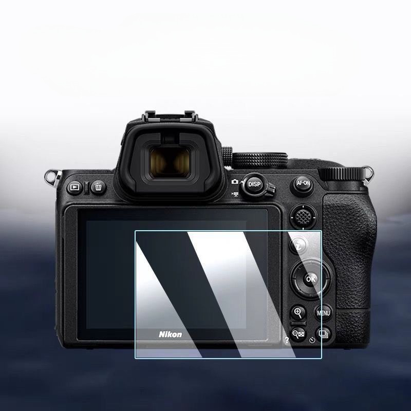 Nikon Camera Z50 - ฟิล์มกระจกนิรภัยกันรอยหน้าจอ 2 ชิ้น สำหรับกล้อง Nikon Z50