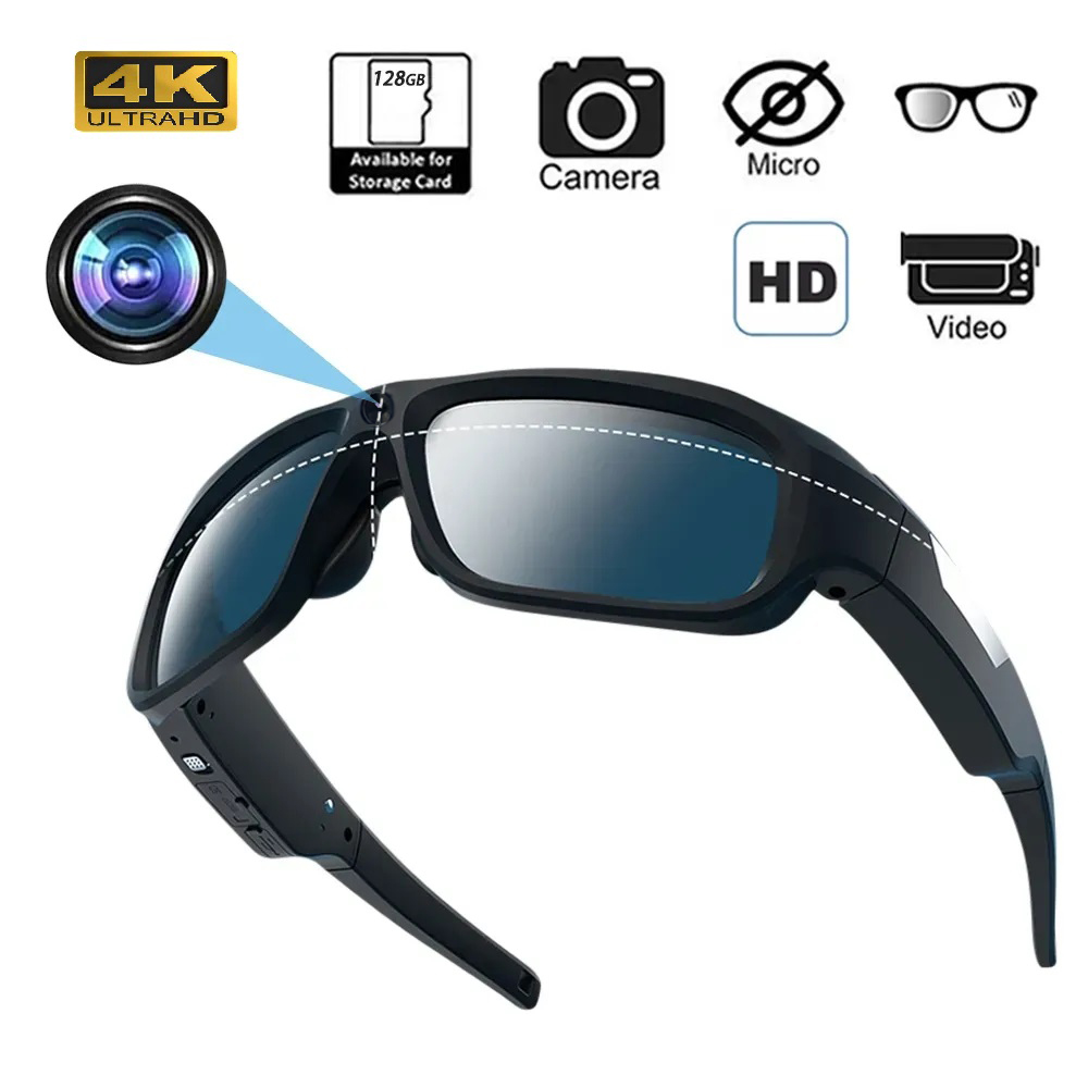 กล้องแว่นตาอัจฉริยะ 4K HD ขนาด - Photography Videography บทวิจารณ์และราคา