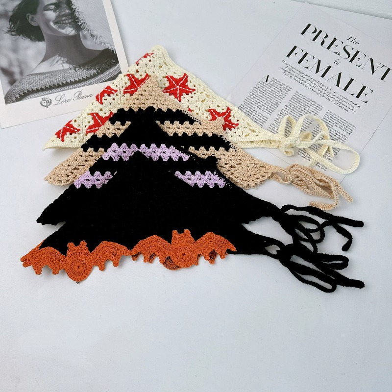 ผ้าพันคอไหมพรมลายสามเหลี่ยมสไต - Photography Triangle บทวิจารณ์และราคา