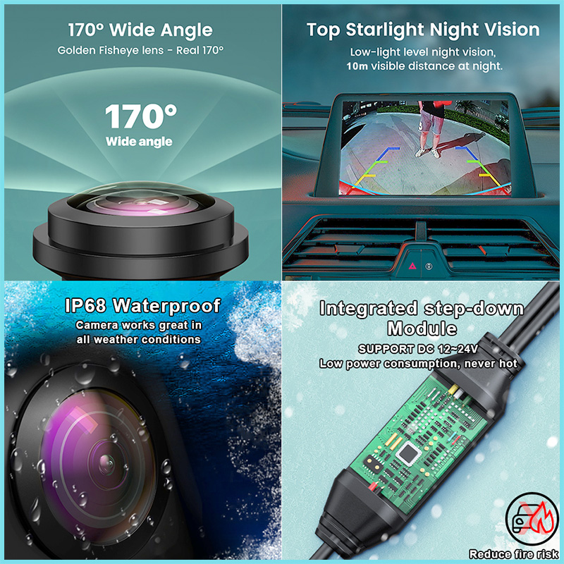170 องศา AHD 1080P CVBS กล้องถ - Photography Xv บทวิจารณ์และราคา