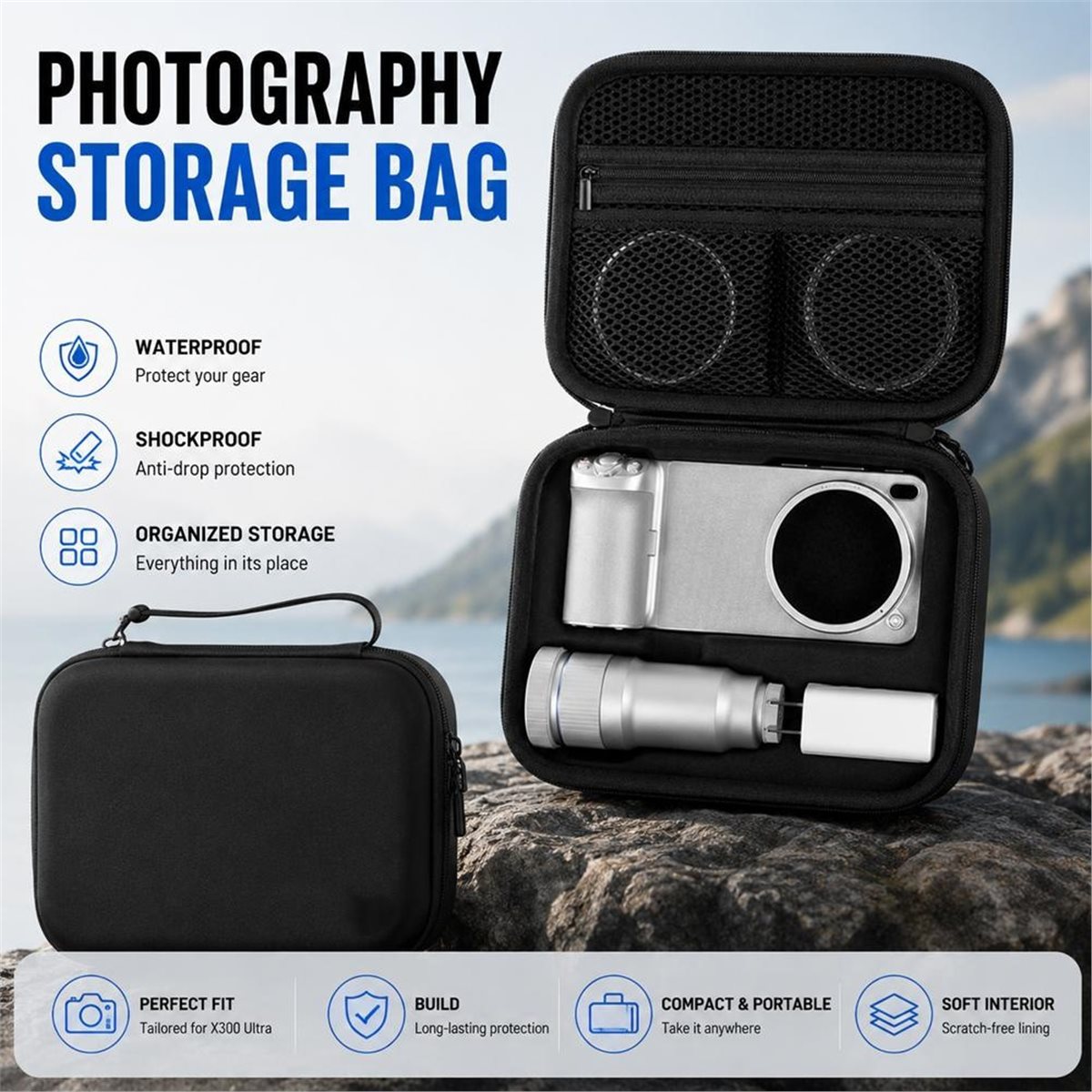 ABIU กล่องเก็บอุปกรณ์สำหรับชุด - Photography Kit Vivo X300 Ultra บทวิจารณ์และราคา