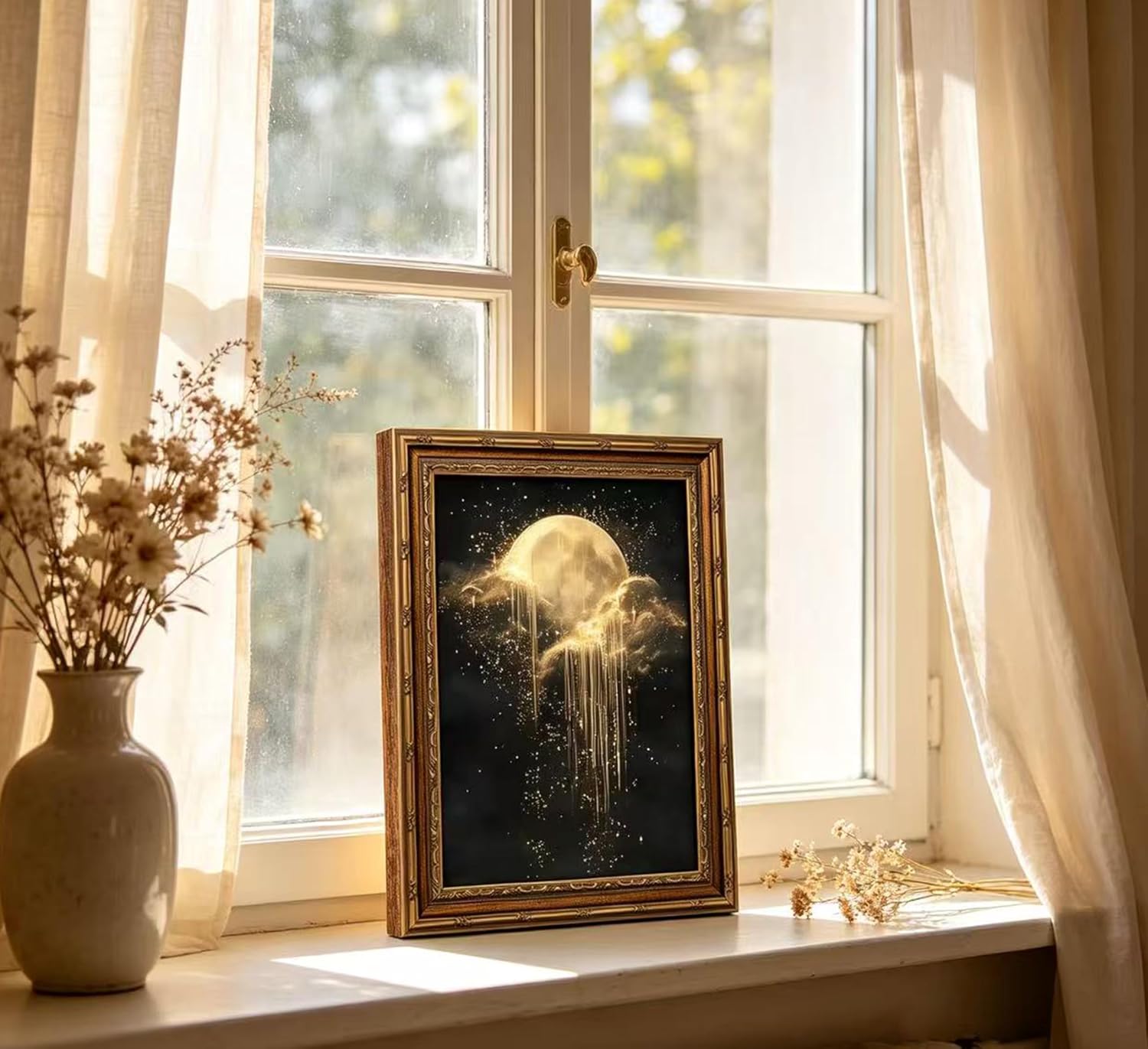 ภาพวาดผ้าใบติดผนังลายท้องฟ้าโบ - Photography Hobby บทวิจารณ์และราคา