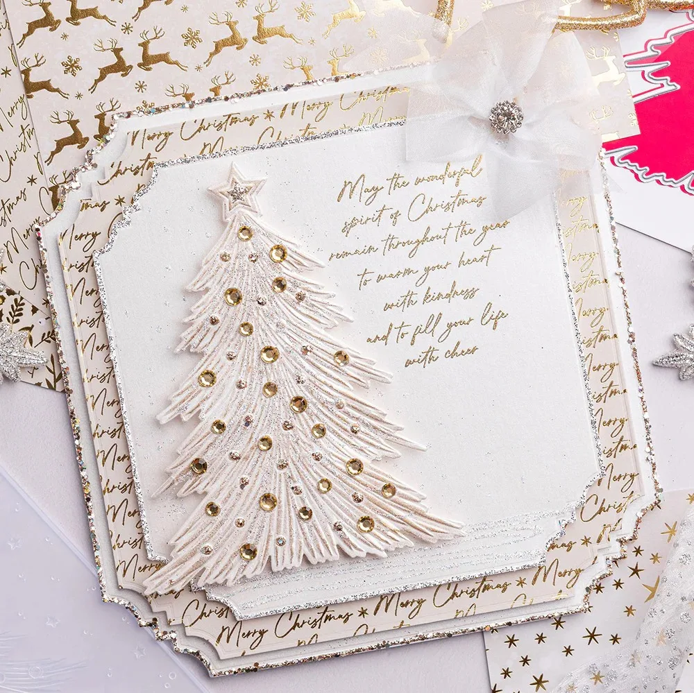 Gilded ดอกไม้ Merry Christmas  - Photography Triangle บทวิจารณ์และราคา