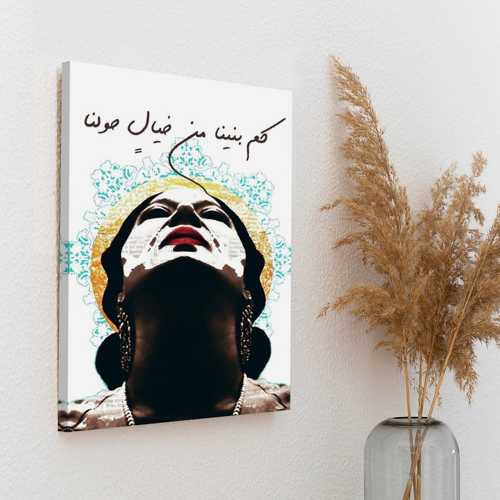 Umm Kulthum ภาพวาดผ้าใบโปสเตอร - Photography Pose บทวิจารณ์และราคา